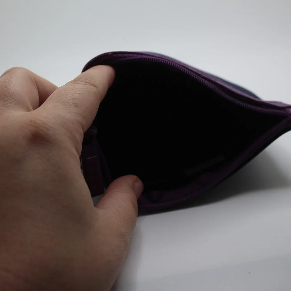 Away United‎ Purple Pouch Small Travel Cosmetic Makeup Bag